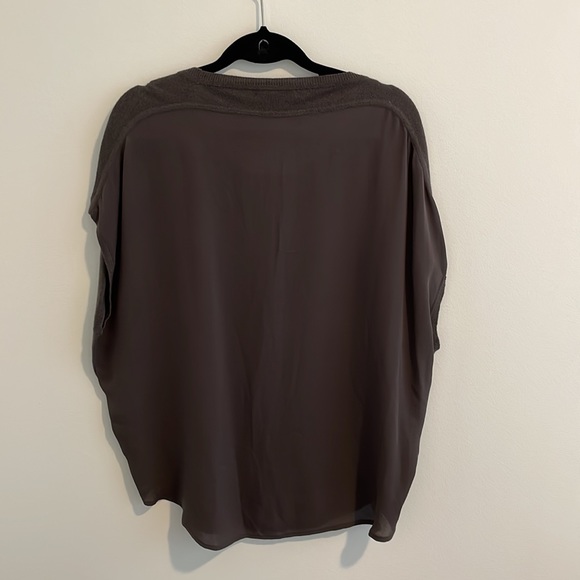 VINCE | NWOT Cashmere and Silk Short sleeve top - Picture 3 of 5